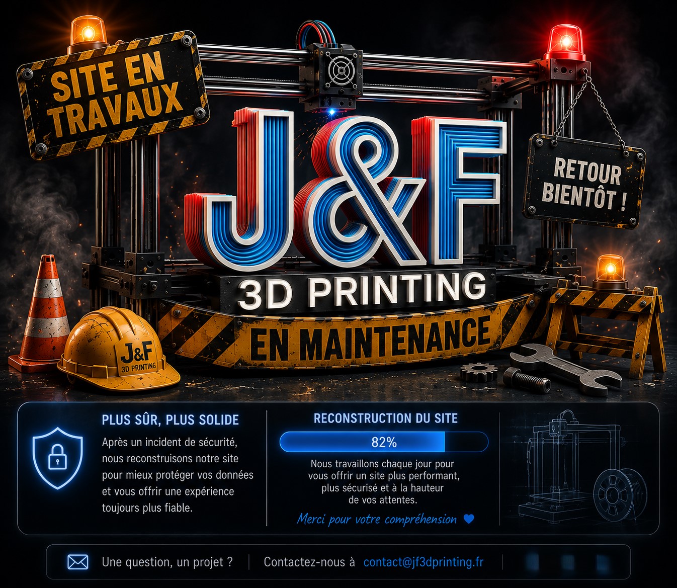 J&F 3D Printing - Site en reconstruction